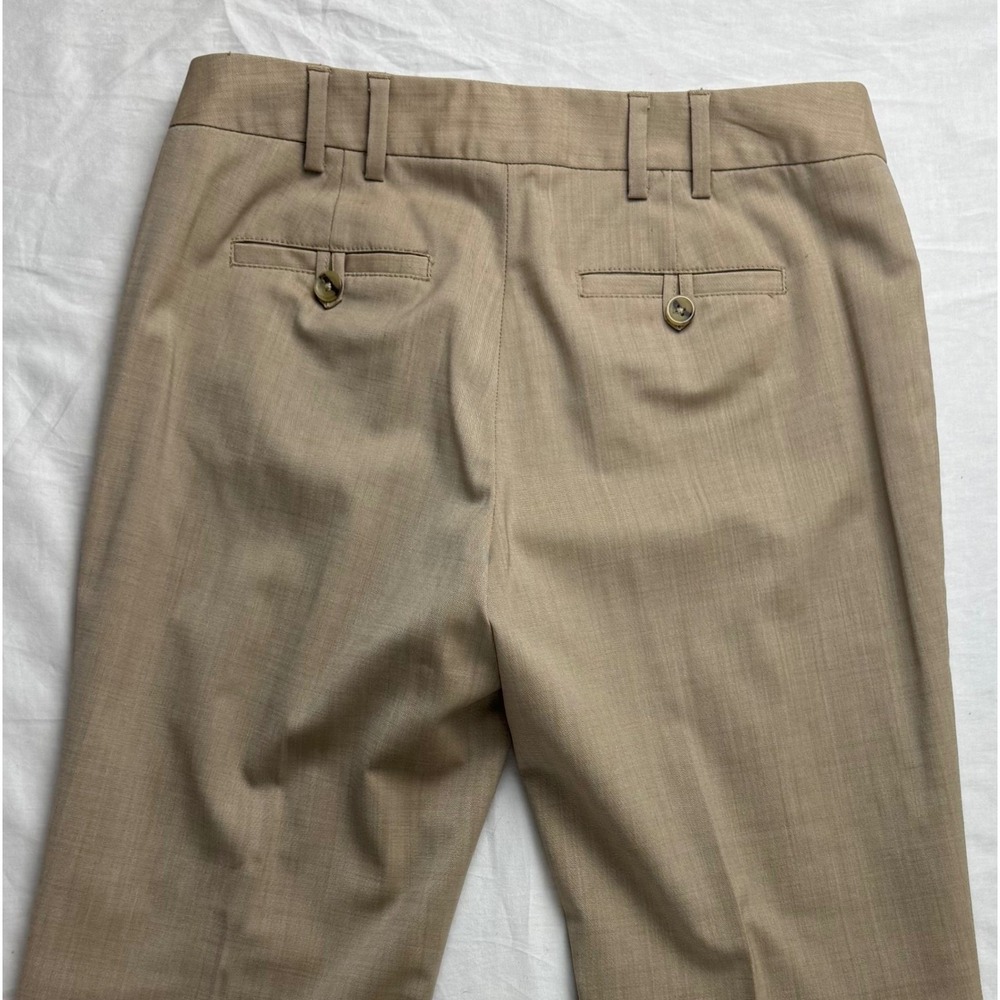 Banana Republic Women's Stretch Wool Blend Career Dress Pants‎ Tan Size 2S - Picture 16 of 16